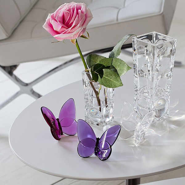 Baccarat Lucky Butterfly Blush Pink